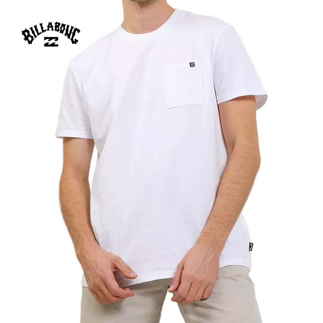 Billabong Premium Pocket Ss Wht Mens Shirt