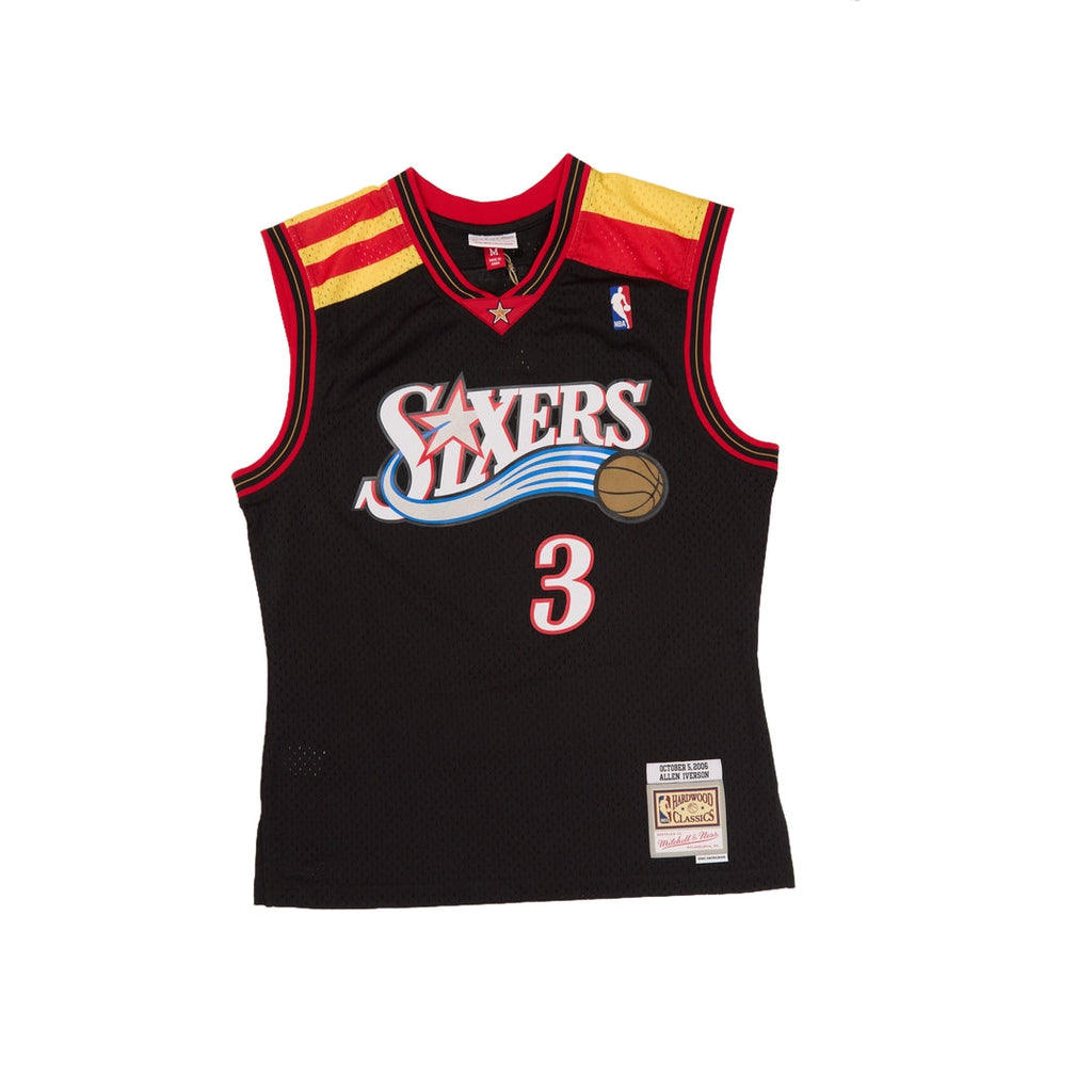 Mitchell And Ness Alt. Spain Jersey 76 Sporttop Blk MN4203P7606AIVBLCKS