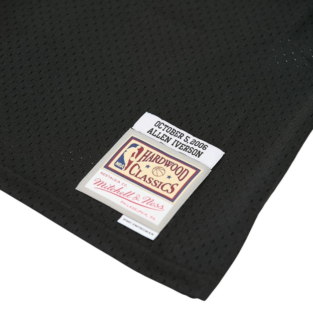 Mitchell And Ness Alt. Spain Jersey 76 Sporttop Blk MN4203P7606AIVBLCKS
