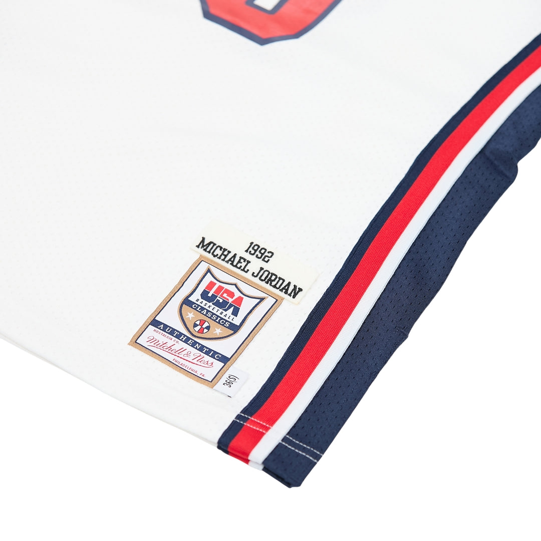 Mitchell And Ness Auth Jersey Team Usa Sporttop Wt MN19089USAWHIT92MJOS
