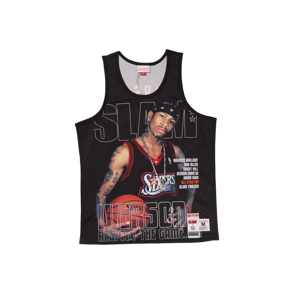 Mitchell And Ness Slam Sublimated Tank Sporttop Blk MN3448P76YYAIVBLCKS