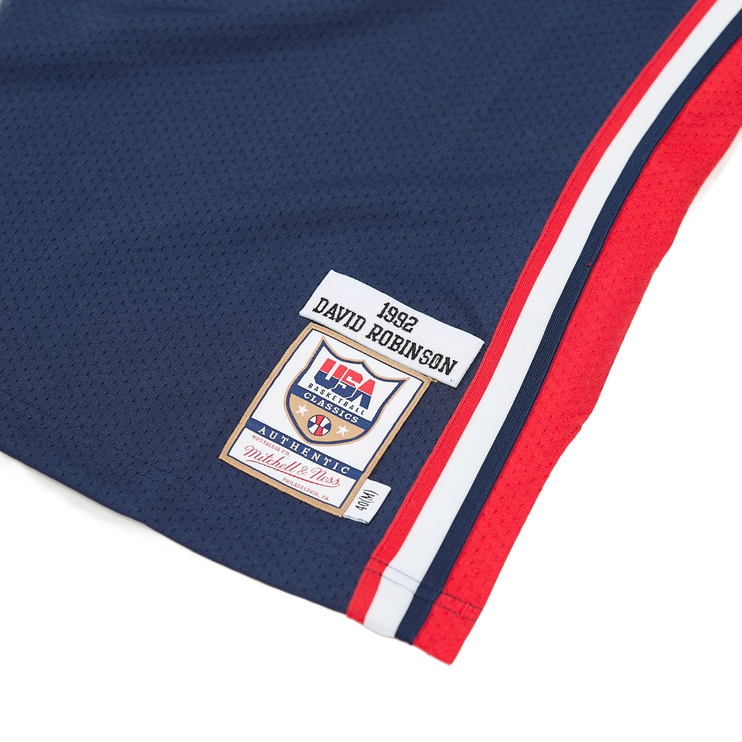 Mitchell And Ness Team Usa Auth Jersey Sporttop Nvy MN18418USANAVY92DRBM
